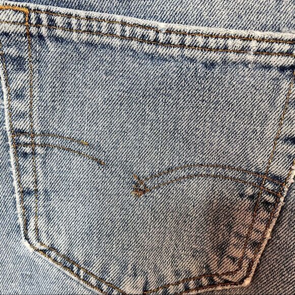 Vintage 90s Levis 505 Regular Fit Straight Leg USA Made Distressed Faded 36X30 - Picture 8 of 12